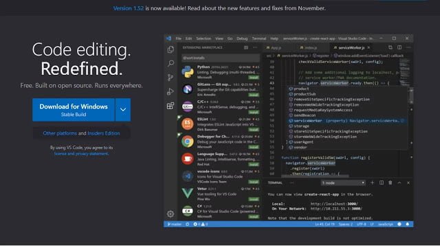 Top 3 Best Code Editors for Web Designers & Developers 2 Visual Studio Code (VS Code)