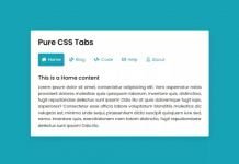 Pure CSS Tabs with Slide Indicator | Tabs using only HTML & CSS Pure CSS Tabs with Slide Indicator Tabs using only HTML & CSS