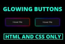 Glowing Effects on CSS Buttons using HTML & CSS Glowing Effects on CSS Buttons using HTML & CSS