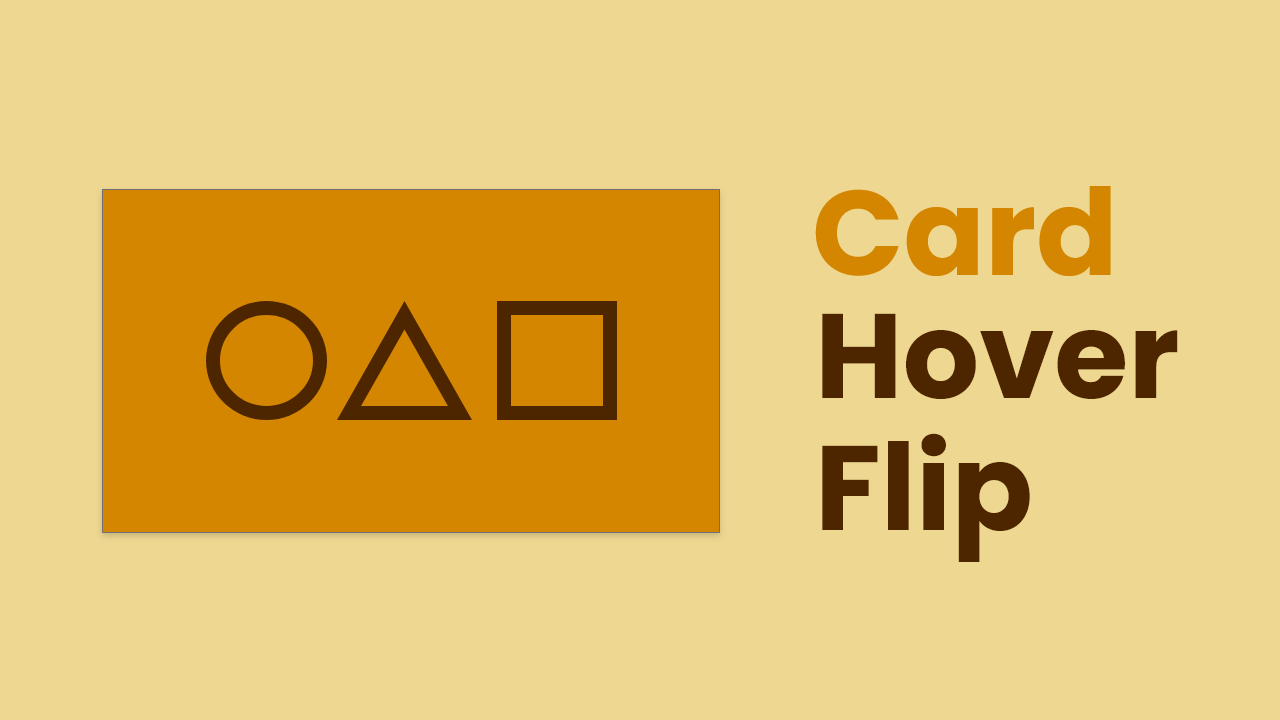 Card Flipping Animation in HTML & CSS 1 Create a Card with flipping Animation in HTML CSS