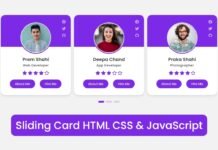 Create Sliding Card in HTML CSS & JavaScript | Create Sliding Card in HTML CSS & JavaScript | Owl Carousel