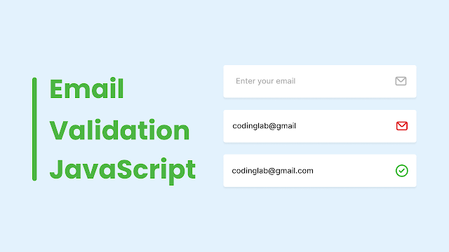 Validate Email in HTML CSS & JavaScript Validate Email in HTML CSS & JavaScript