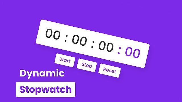 Stopwatch in HTML CSS & JavaScript. Stopwatch in HTML CSS & JavaScript.