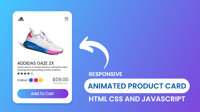 Product Card in HTML CSS & JavaScript Product Card in HTML CSS & JavaScript