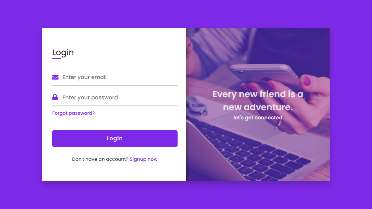 30+ Free Login & Registration Form Templates in HTML & CSS 10 Responsive Login and Registration Form in HTML
