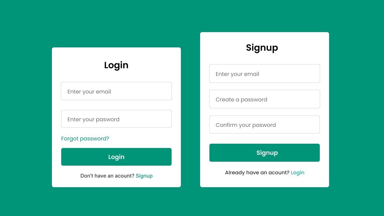 30+ Free Login & Registration Form Templates in HTML & CSS 8 Responsive Login and Registration Form