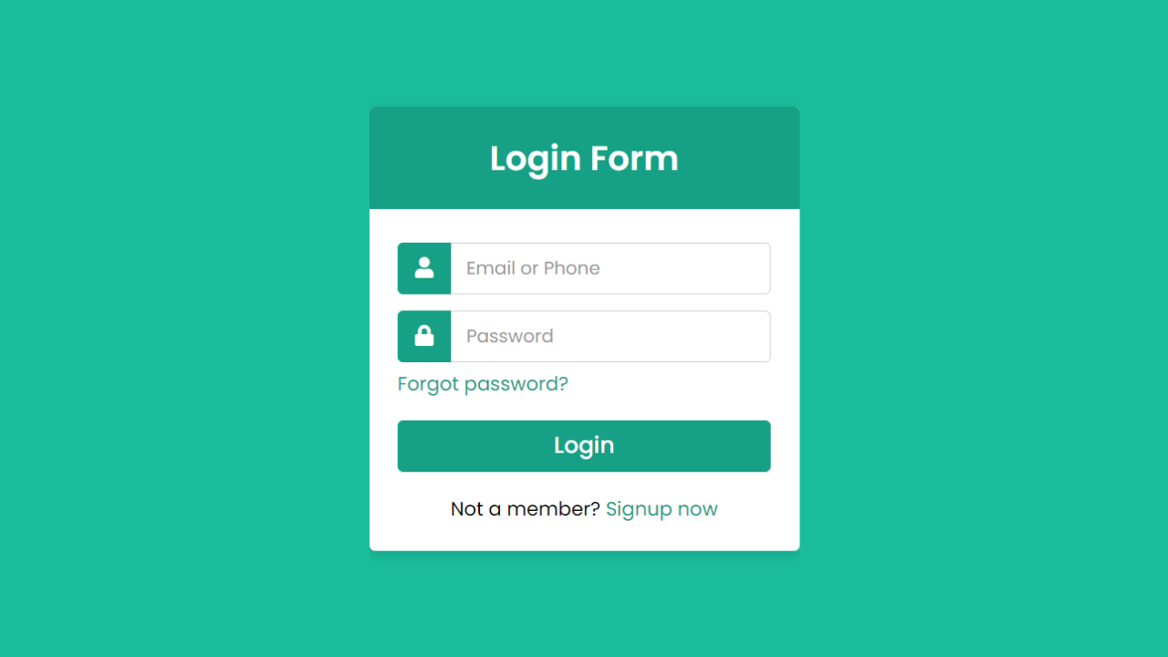 30+ Free Login & Registration Form Templates in HTML & CSS 2 Simple Login Form in HTML