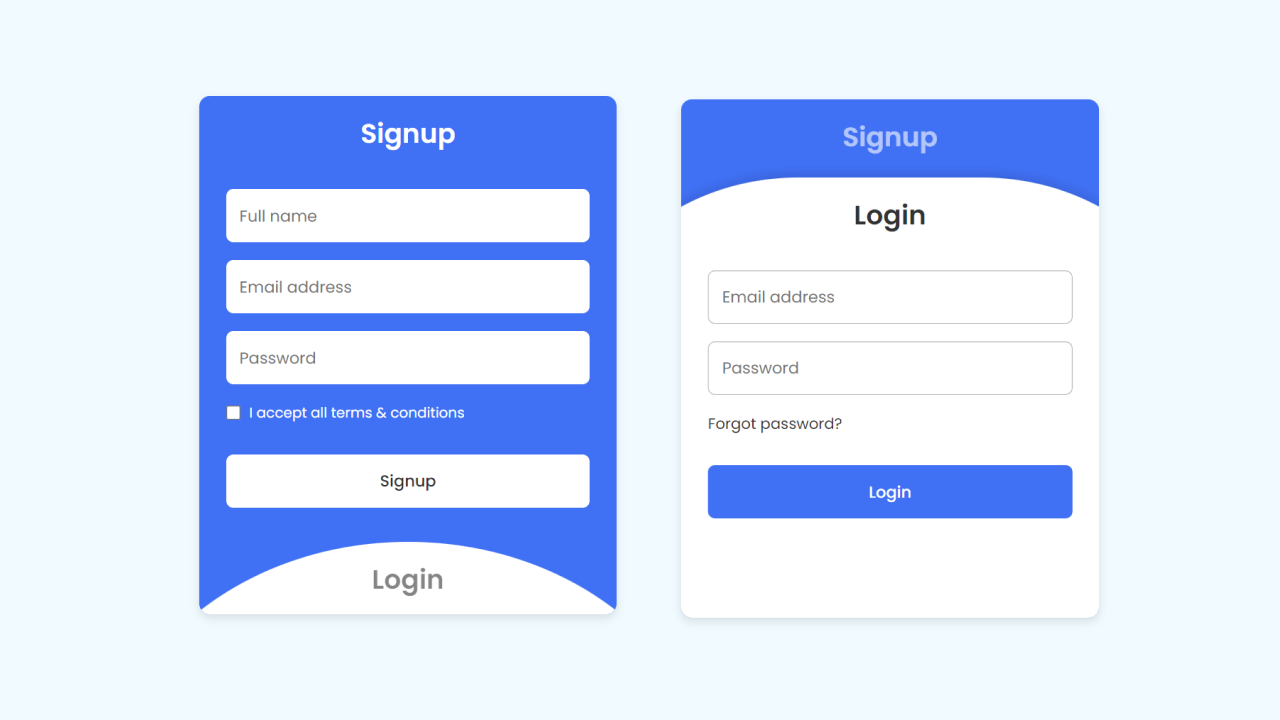 30+ Free Login & Registration Form Templates in HTML & CSS 19 Animated Login Registration Form in HTML CSS