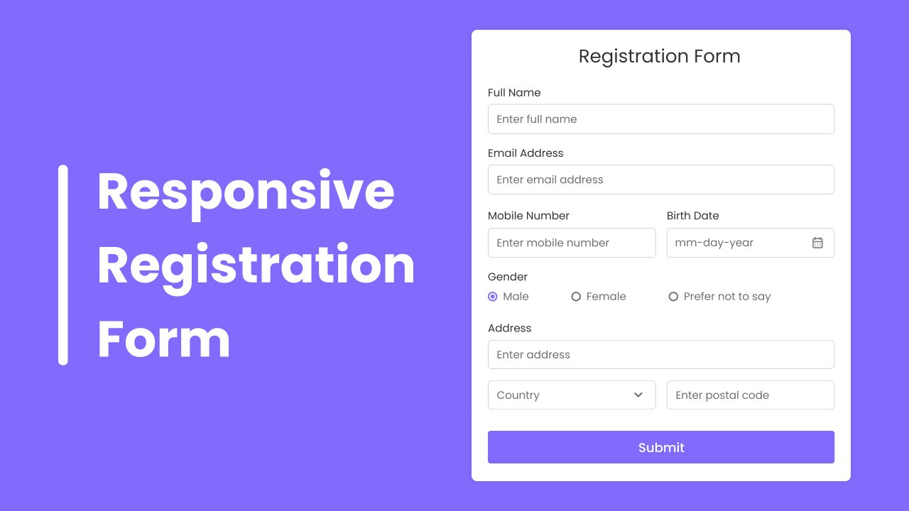 30+ Free Login & Registration Form Templates in HTML & CSS 18 School Registration Form in HTML and CSS