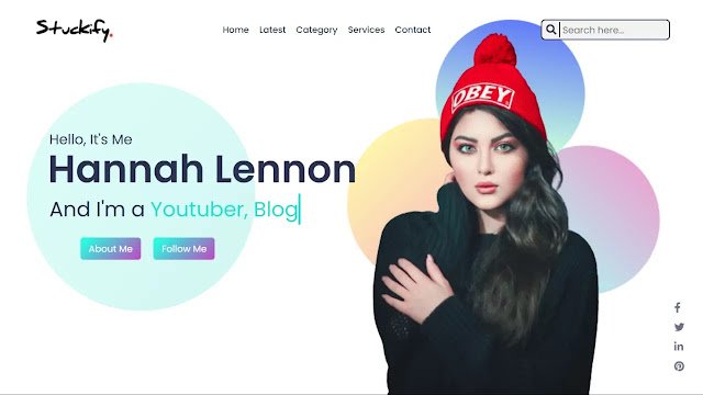 Portfolio Website with Typing Text Animation Portfolio Website with Typing Text Animation