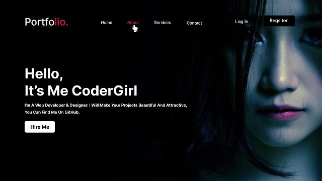 Simple Portfolio Website in HTML & CSS Simple Portfolio Website in HTML & CSS