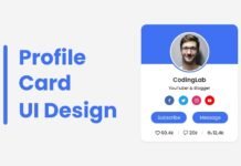 Top 10 Profile Card Template Designs in HTML & CSS Top 10 Profile Card Template Designs in HTML & CSS