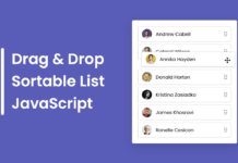 Drag and Drop Sortable List using HTML CSS & JavaScript Drag and Drop Sortable List in HTML CSs & JavaScript Draggable List in JavaScript