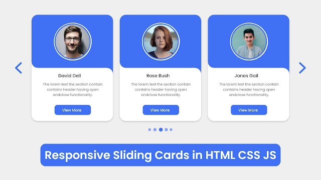 10+ Best JavaScript Image Sliders With Source Code 7 Responsive20Profile20Card20Slider20in20HTML20CSS20amp20Swiperjs