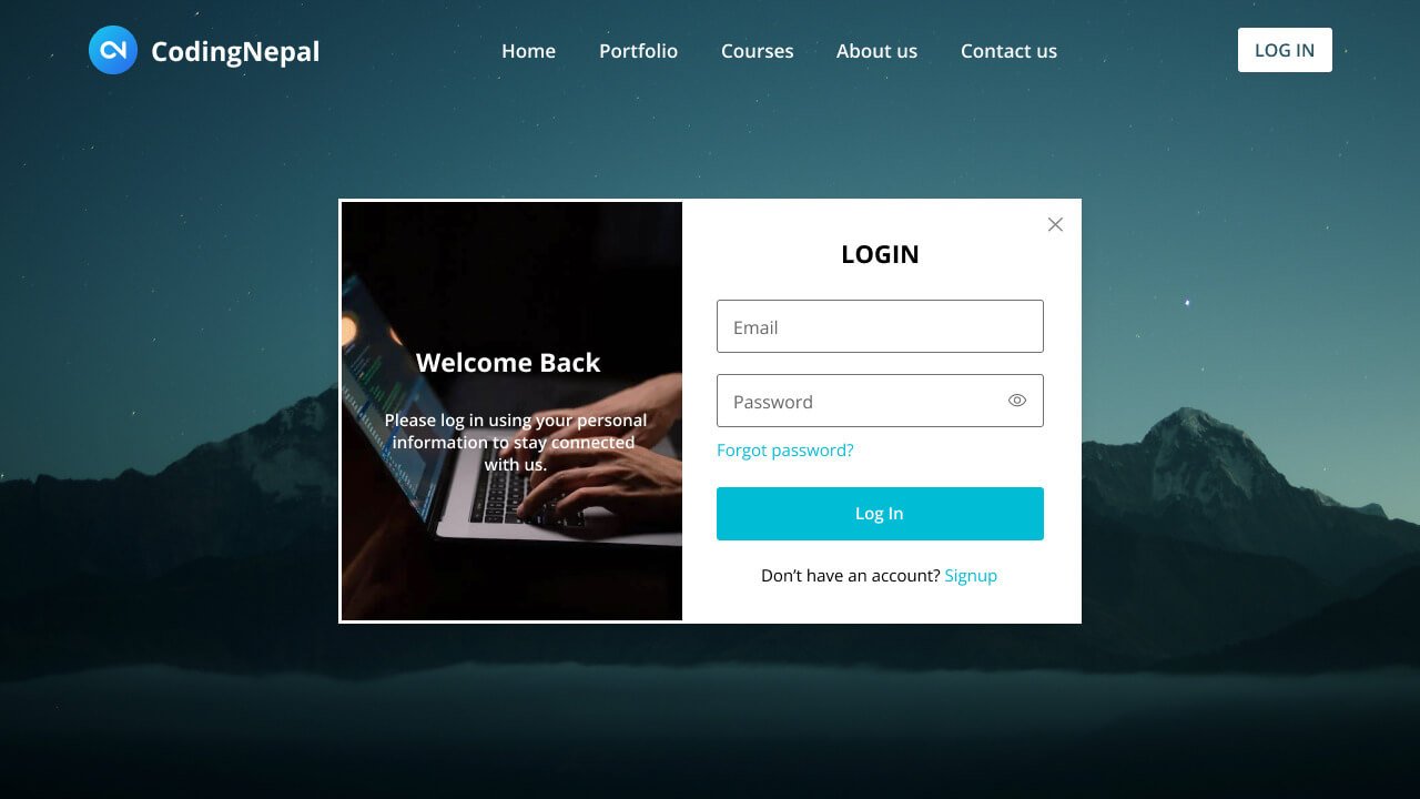 30+ Free Login & Registration Form Templates in HTML & CSS 5 Create Website with Login & Registration Form in HTML CSS and JavaScript