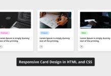 How to Create Responsive Cards in HTML and CSS Create Beautiful Responsive Cards in HTML and CSS