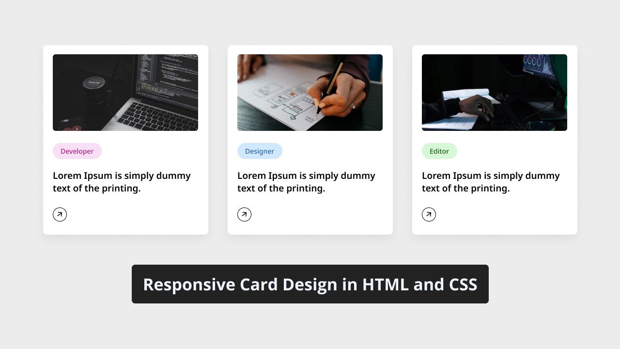How to Create Responsive Cards in HTML and CSS 1 Create Beautiful Responsive Cards in HTML and CSS