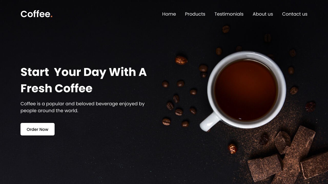 Create A Responsive Coffee Website in HTML and CSS 1 Create A Responsive Coffee Website in HTML and CSS