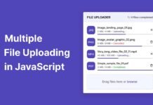 Multiple File Uploading with Progress Bar in HTML CSS and JavaScript Multiple File Uploading with Progress Bar in HTML CSS JavaScript and PHP