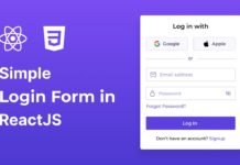 Create A Responsive Login Form in React JS and CSS Create A Responsive Login Form in ReactJS and CSS