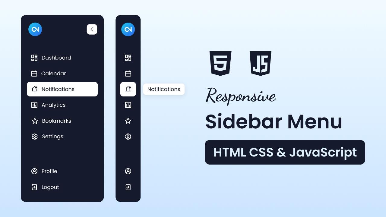 How to Create A Sidebar Menu in HTML CSS & JavaScript 1 How to Create A Sidebar Menu in HTML CSS & JavaScript